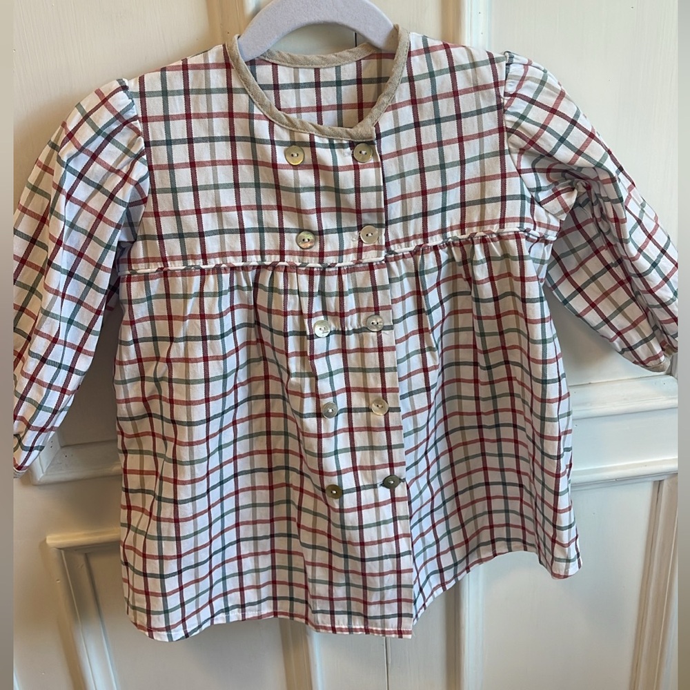 Hannah Kate Plaid Long Sleeve Top